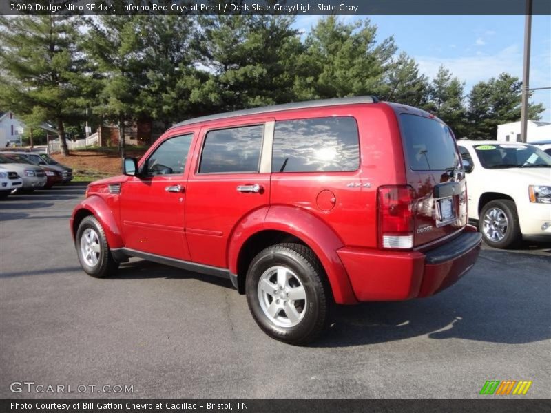 Inferno Red Crystal Pearl / Dark Slate Gray/Light Slate Gray 2009 Dodge Nitro SE 4x4