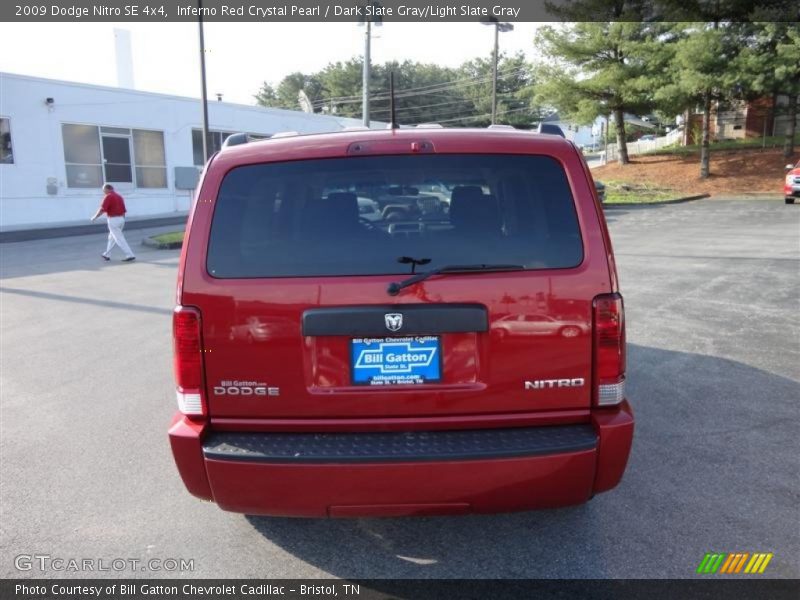 Inferno Red Crystal Pearl / Dark Slate Gray/Light Slate Gray 2009 Dodge Nitro SE 4x4