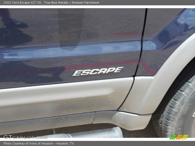 True Blue Metallic / Medium Parchment 2002 Ford Escape XLT V6