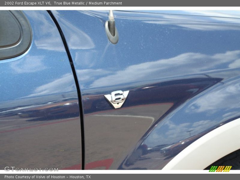 True Blue Metallic / Medium Parchment 2002 Ford Escape XLT V6