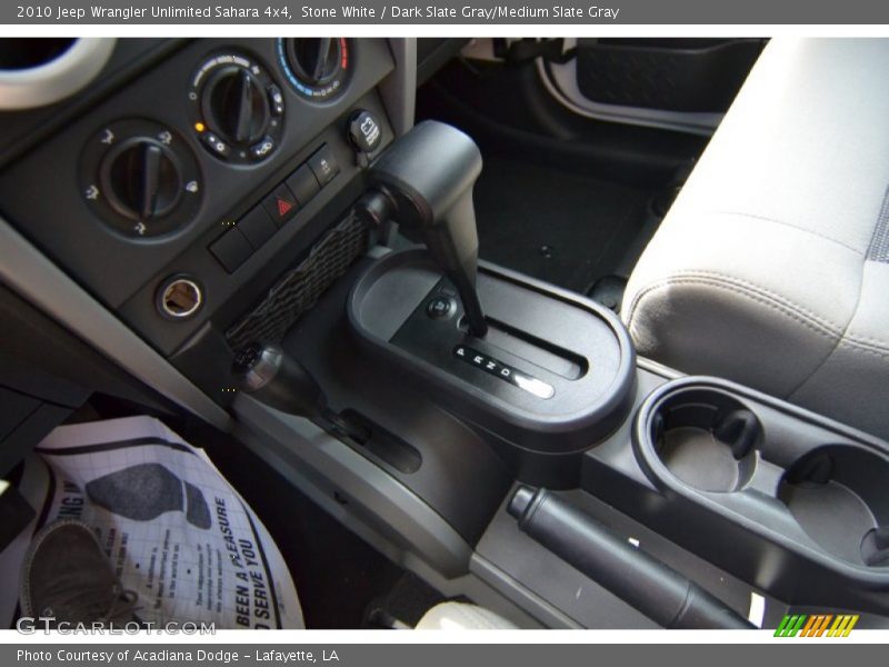 Stone White / Dark Slate Gray/Medium Slate Gray 2010 Jeep Wrangler Unlimited Sahara 4x4