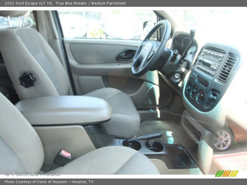 True Blue Metallic / Medium Parchment 2002 Ford Escape XLT V6