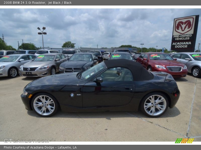 Jet Black / Black 2008 BMW Z4 3.0i Roadster