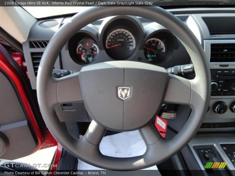 Inferno Red Crystal Pearl / Dark Slate Gray/Light Slate Gray 2009 Dodge Nitro SE 4x4