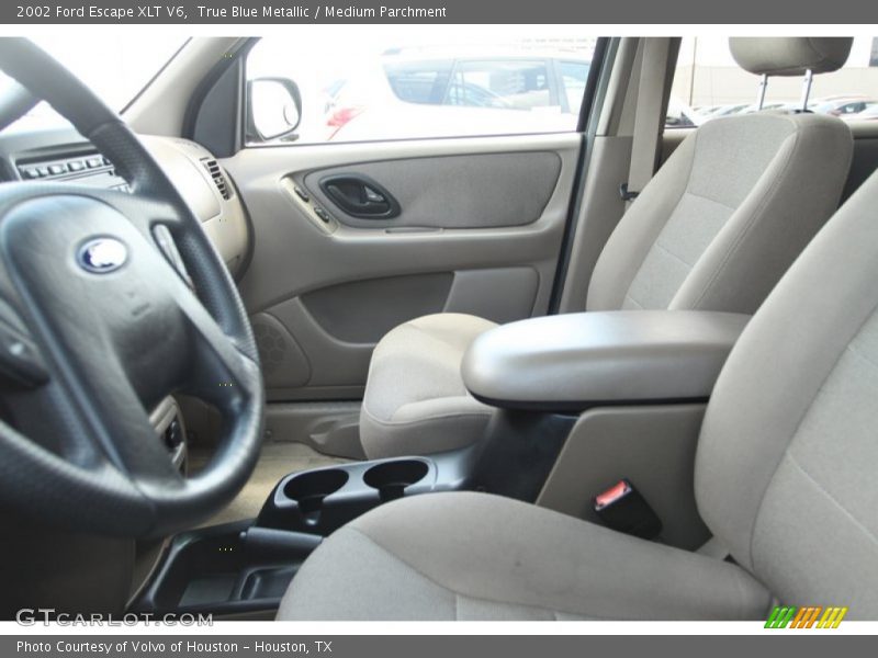 True Blue Metallic / Medium Parchment 2002 Ford Escape XLT V6