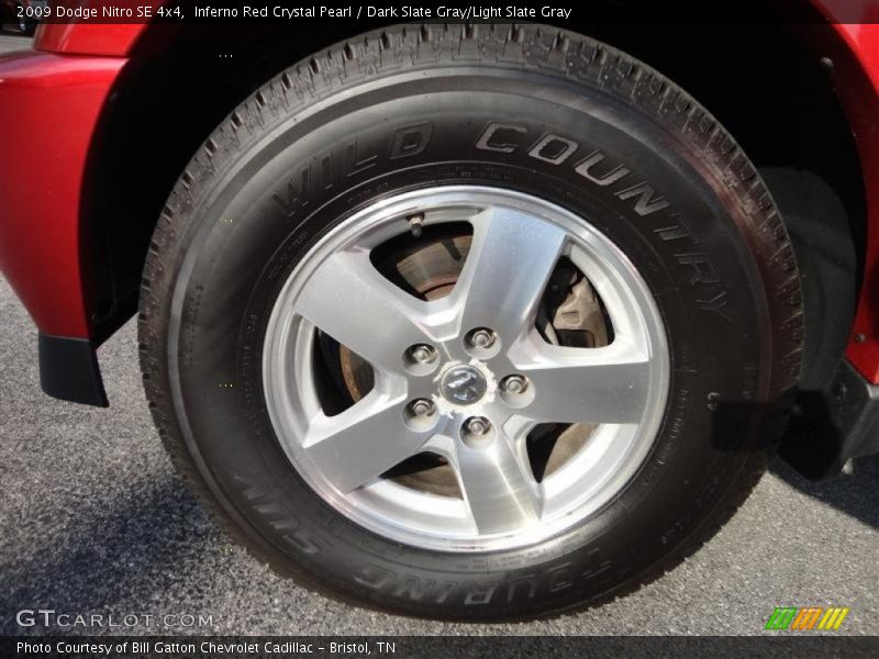Inferno Red Crystal Pearl / Dark Slate Gray/Light Slate Gray 2009 Dodge Nitro SE 4x4