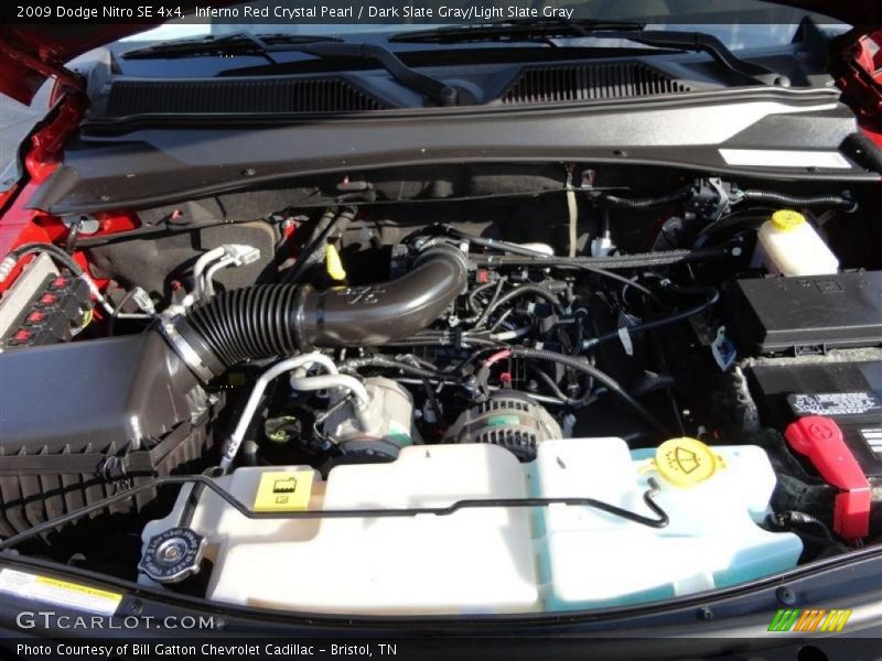 Inferno Red Crystal Pearl / Dark Slate Gray/Light Slate Gray 2009 Dodge Nitro SE 4x4
