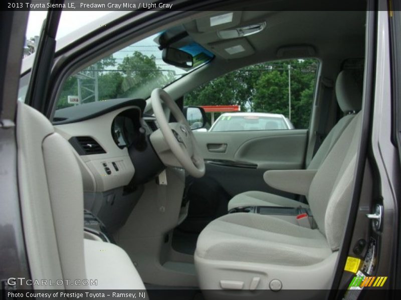 Predawn Gray Mica / Light Gray 2013 Toyota Sienna LE