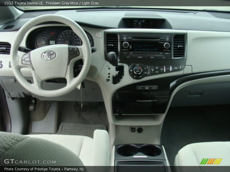 Predawn Gray Mica / Light Gray 2013 Toyota Sienna LE