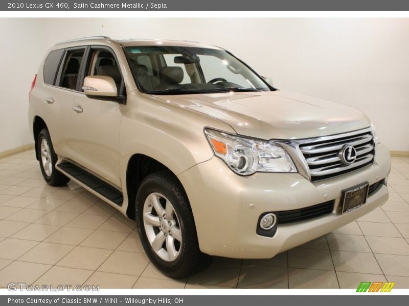Satin Cashmere Metallic / Sepia 2010 Lexus GX 460