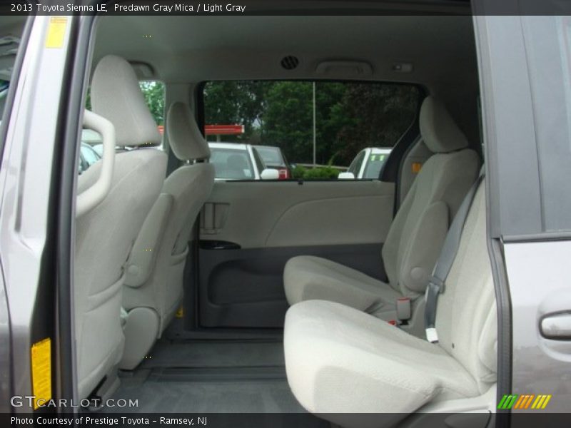 Predawn Gray Mica / Light Gray 2013 Toyota Sienna LE