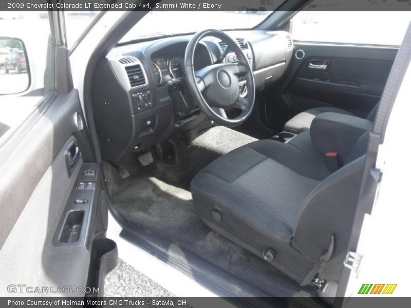  2009 Colorado LT Extended Cab 4x4 Ebony Interior