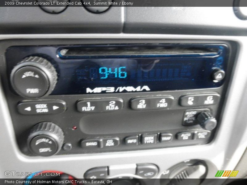Summit White / Ebony 2009 Chevrolet Colorado LT Extended Cab 4x4