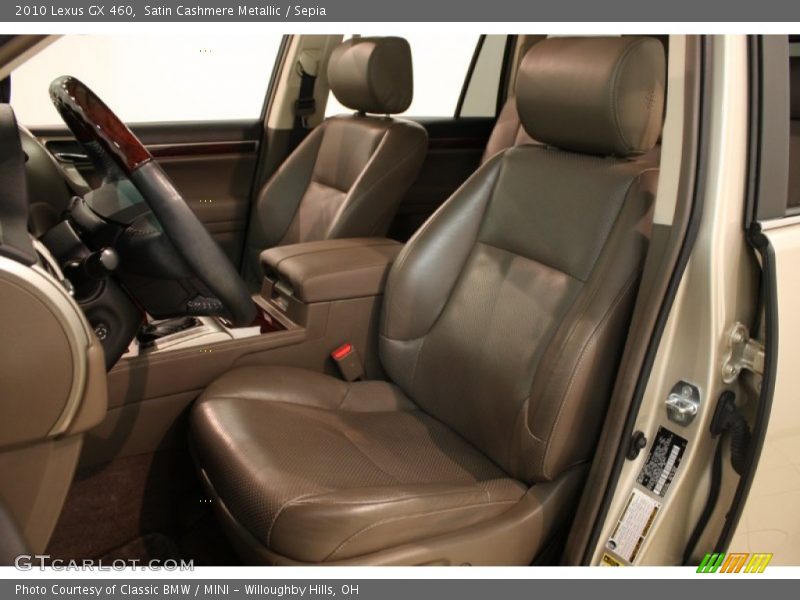 Satin Cashmere Metallic / Sepia 2010 Lexus GX 460