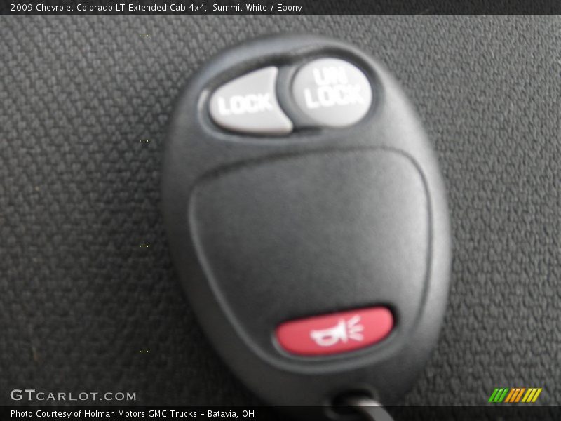 Summit White / Ebony 2009 Chevrolet Colorado LT Extended Cab 4x4