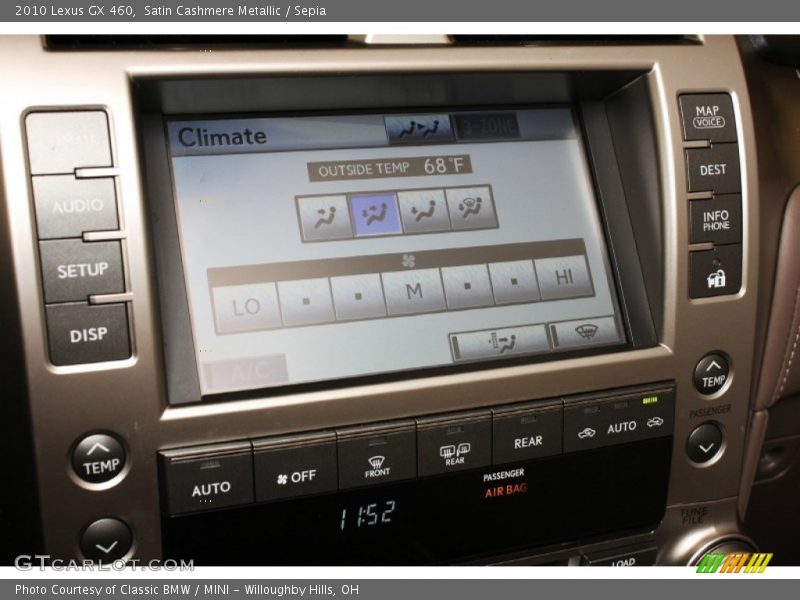 Satin Cashmere Metallic / Sepia 2010 Lexus GX 460