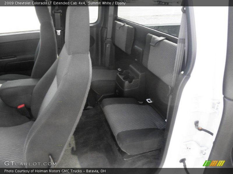 Rear Seat of 2009 Colorado LT Extended Cab 4x4