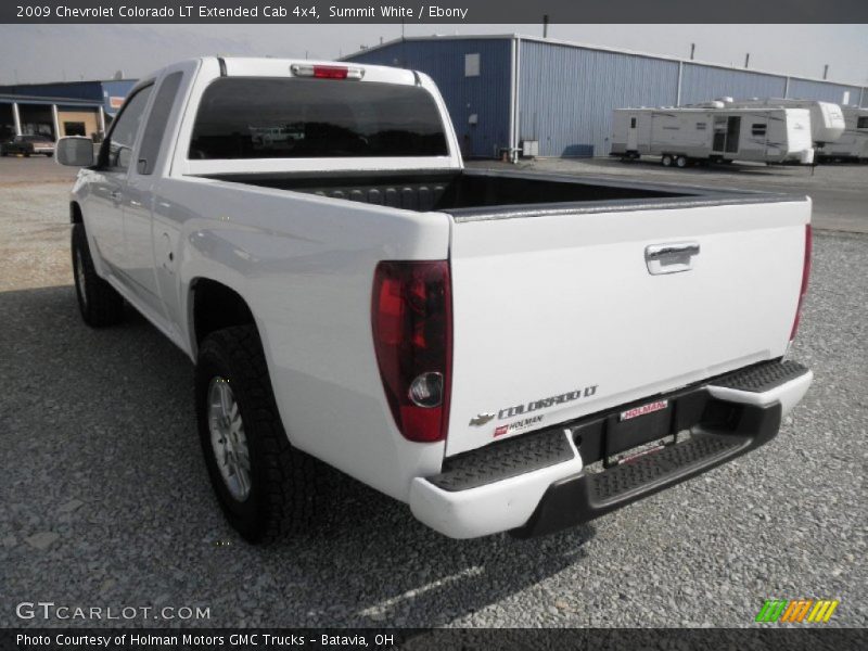 Summit White / Ebony 2009 Chevrolet Colorado LT Extended Cab 4x4
