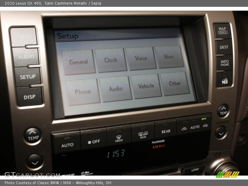 Satin Cashmere Metallic / Sepia 2010 Lexus GX 460