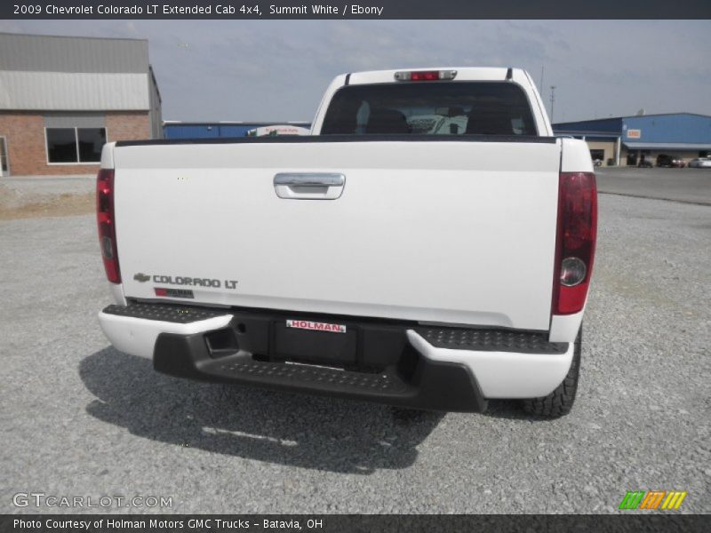 Summit White / Ebony 2009 Chevrolet Colorado LT Extended Cab 4x4