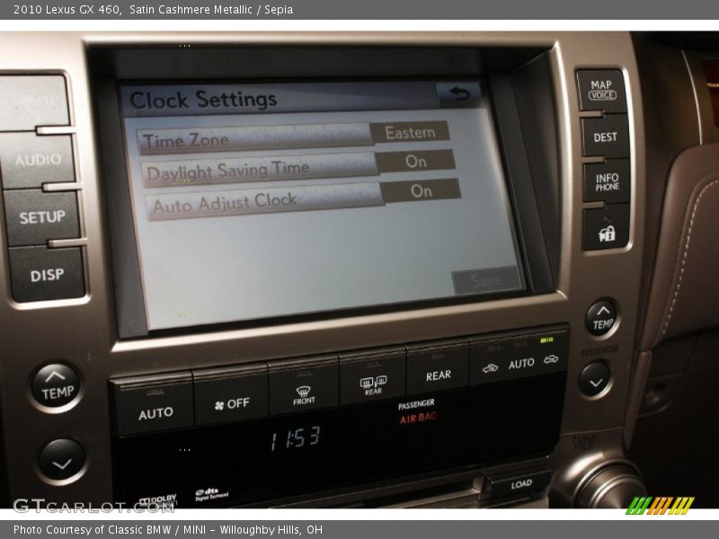 Satin Cashmere Metallic / Sepia 2010 Lexus GX 460