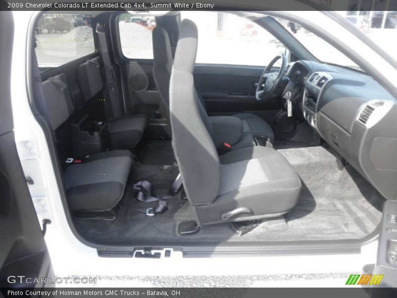 Summit White / Ebony 2009 Chevrolet Colorado LT Extended Cab 4x4