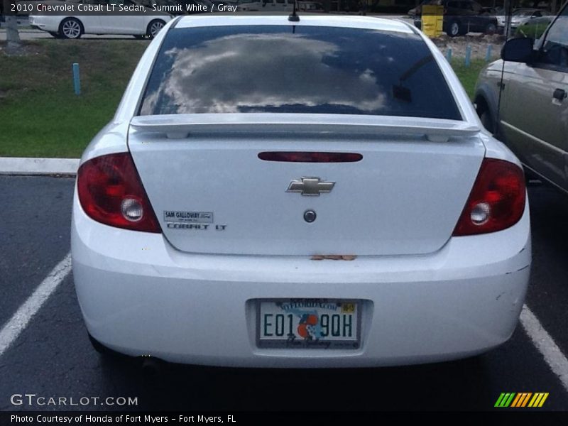 Summit White / Gray 2010 Chevrolet Cobalt LT Sedan