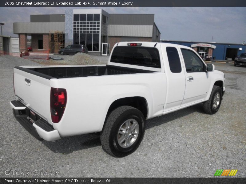 Summit White / Ebony 2009 Chevrolet Colorado LT Extended Cab 4x4