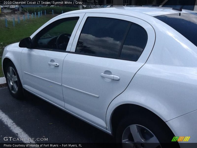 Summit White / Gray 2010 Chevrolet Cobalt LT Sedan
