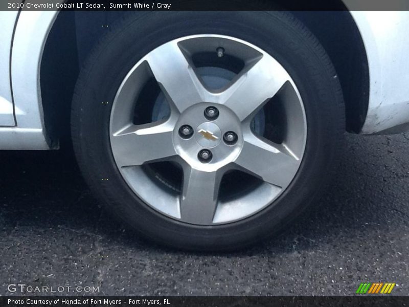 Summit White / Gray 2010 Chevrolet Cobalt LT Sedan