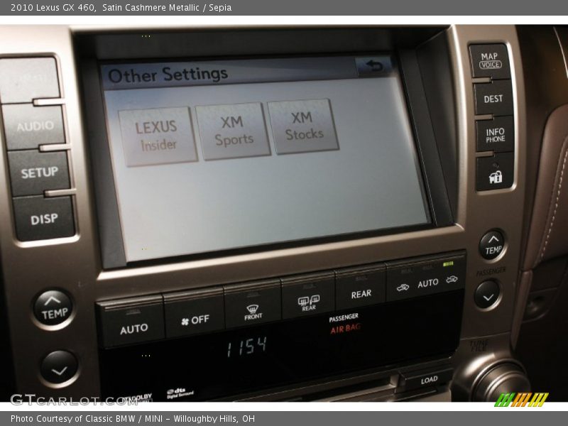 Satin Cashmere Metallic / Sepia 2010 Lexus GX 460