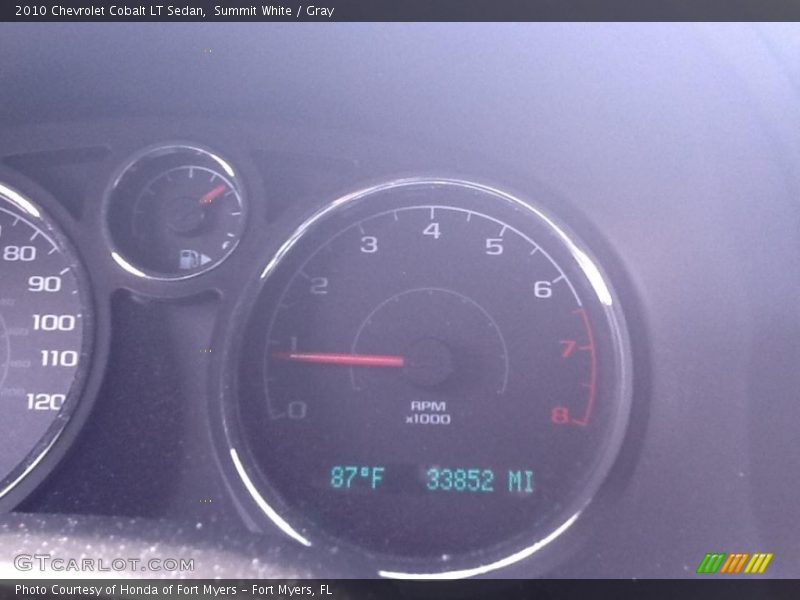 Summit White / Gray 2010 Chevrolet Cobalt LT Sedan