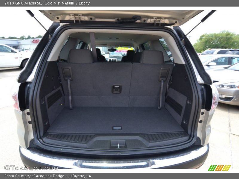 Gold Mist Metallic / Ebony 2010 GMC Acadia SL