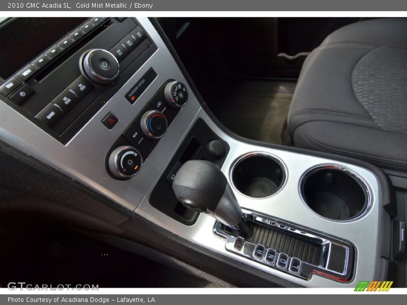 Gold Mist Metallic / Ebony 2010 GMC Acadia SL