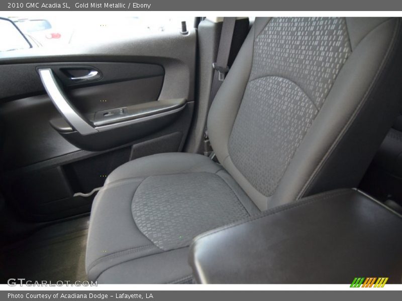 Gold Mist Metallic / Ebony 2010 GMC Acadia SL