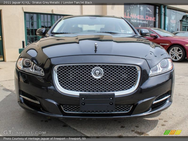 Stratus Grey Metallic / London Tan/Jet Black 2011 Jaguar XJ XJL
