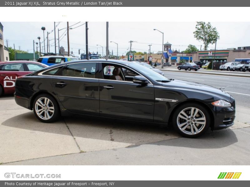 Stratus Grey Metallic / London Tan/Jet Black 2011 Jaguar XJ XJL