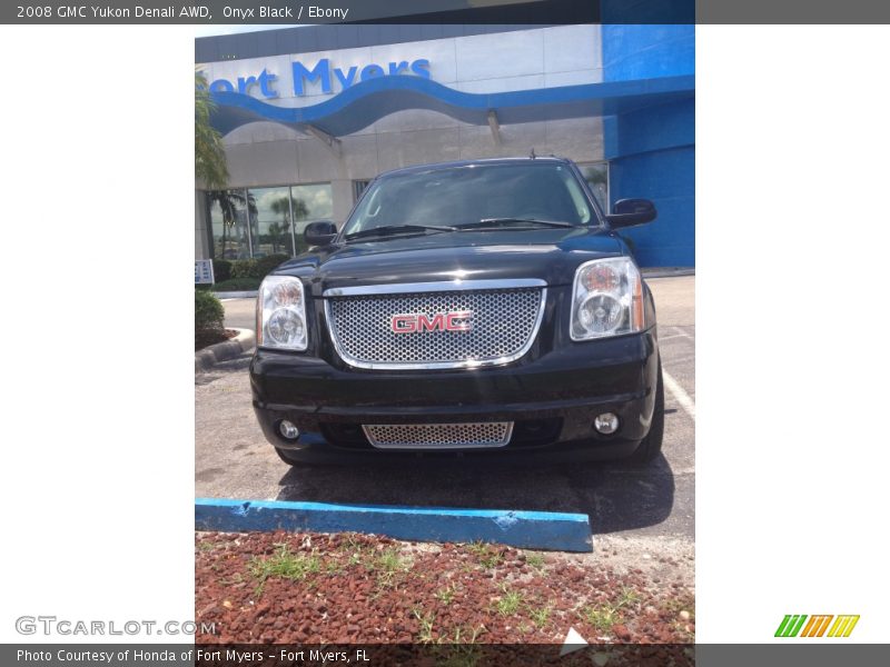 Onyx Black / Ebony 2008 GMC Yukon Denali AWD