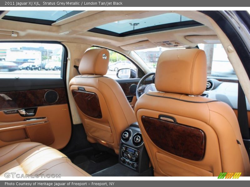Stratus Grey Metallic / London Tan/Jet Black 2011 Jaguar XJ XJL