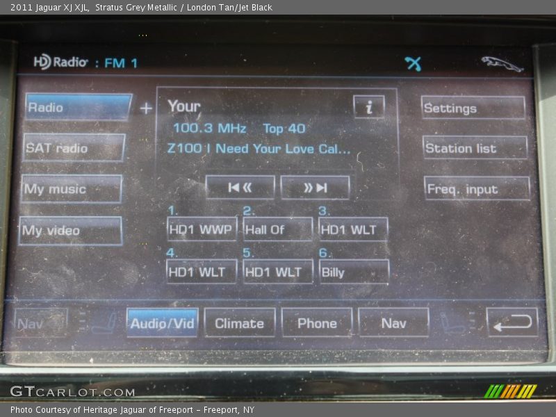 Stratus Grey Metallic / London Tan/Jet Black 2011 Jaguar XJ XJL