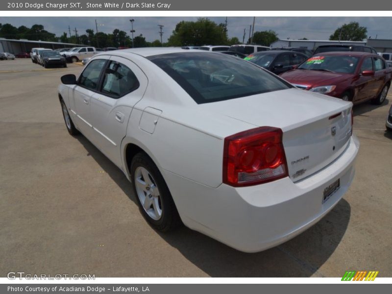 Stone White / Dark Slate Gray 2010 Dodge Charger SXT