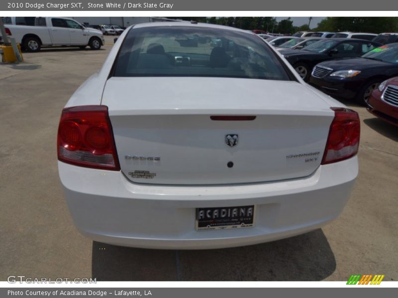 Stone White / Dark Slate Gray 2010 Dodge Charger SXT