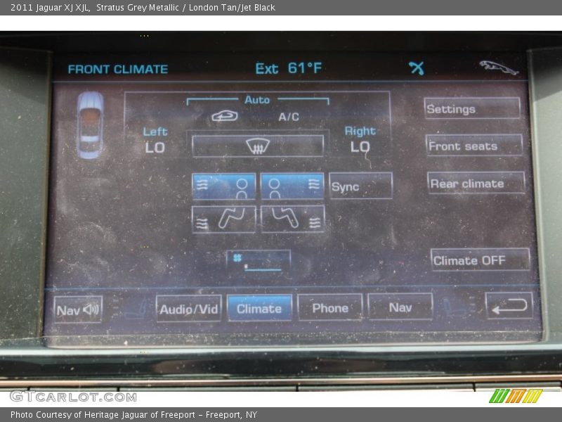 Stratus Grey Metallic / London Tan/Jet Black 2011 Jaguar XJ XJL