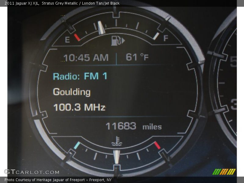 Stratus Grey Metallic / London Tan/Jet Black 2011 Jaguar XJ XJL
