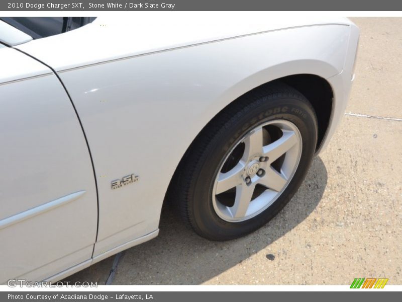 Stone White / Dark Slate Gray 2010 Dodge Charger SXT