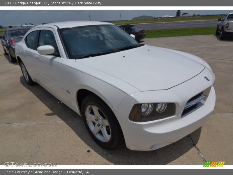 Stone White / Dark Slate Gray 2010 Dodge Charger SXT