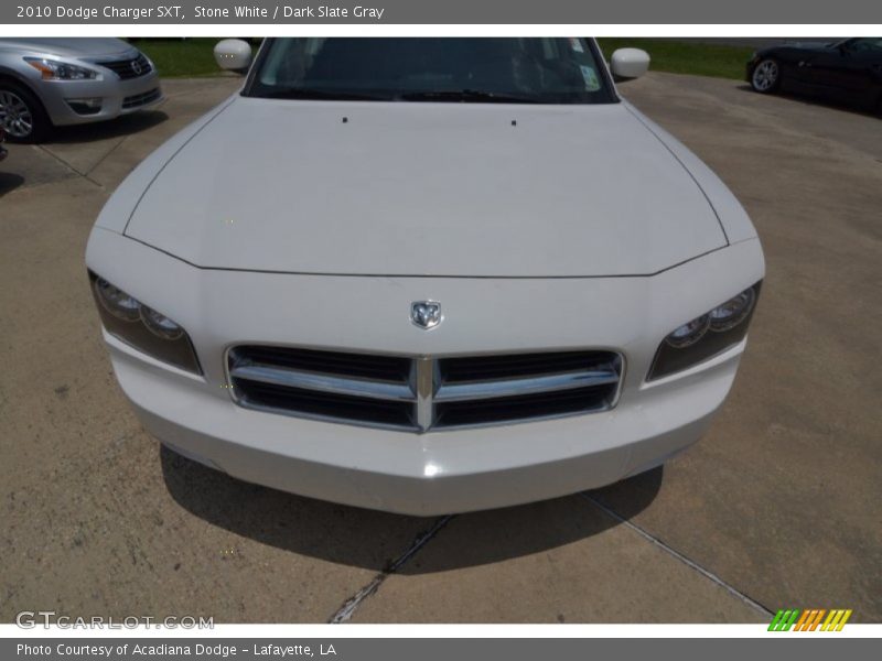 Stone White / Dark Slate Gray 2010 Dodge Charger SXT