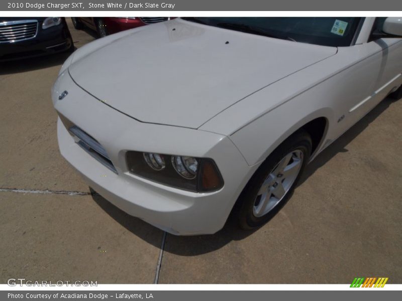 Stone White / Dark Slate Gray 2010 Dodge Charger SXT