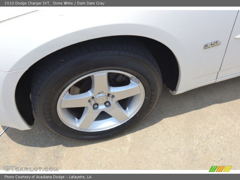 Stone White / Dark Slate Gray 2010 Dodge Charger SXT