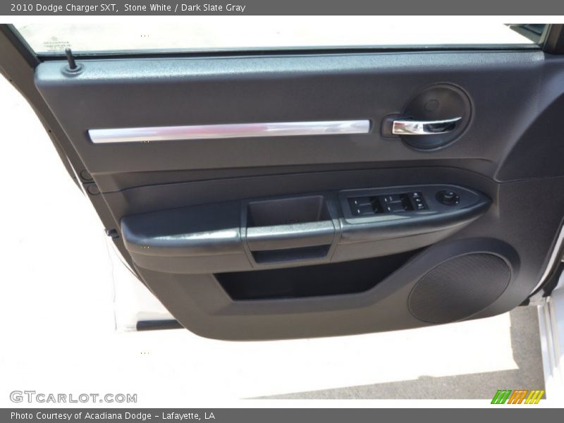 Stone White / Dark Slate Gray 2010 Dodge Charger SXT